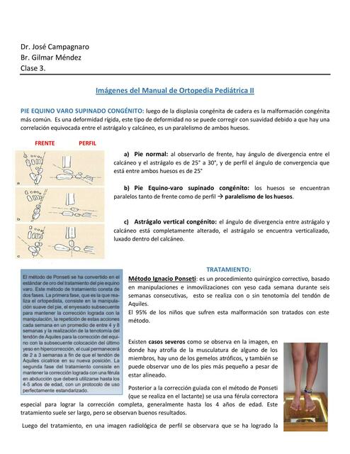 Clase 04 Imágenes del Manual de Ortopedia Pediátri