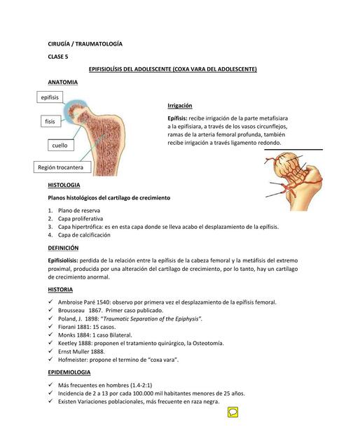 Clase 05 traumatologia coxa del adolescente