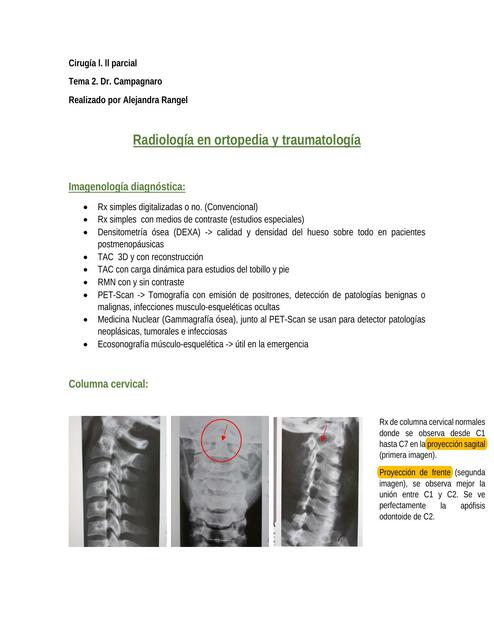 Clase 02 Radiologia en ortopedia y traumatología