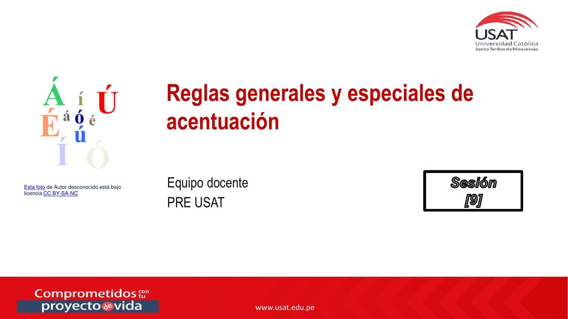  Reglas generales y especiales de acentuación 