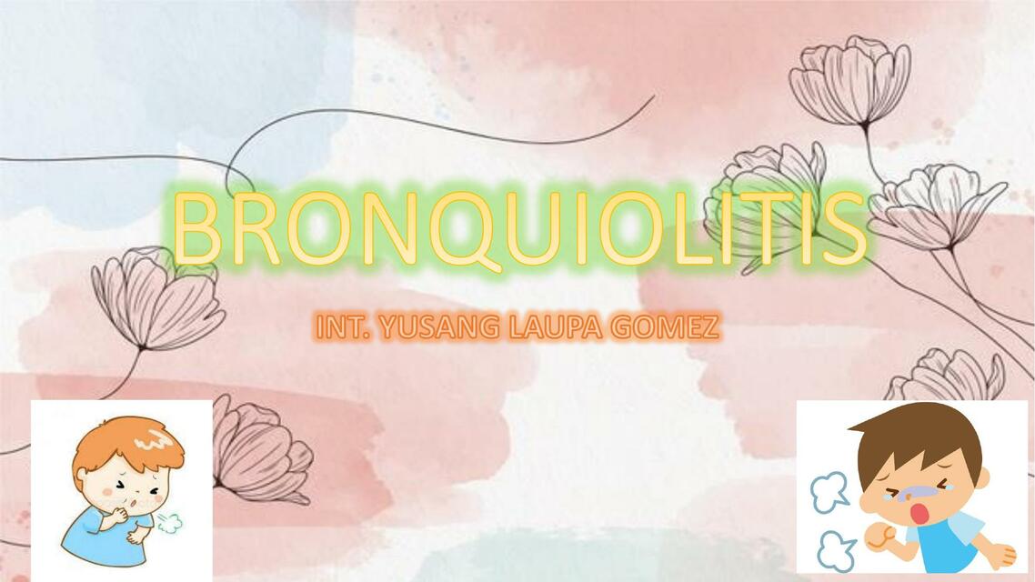 Bronquiolitis 