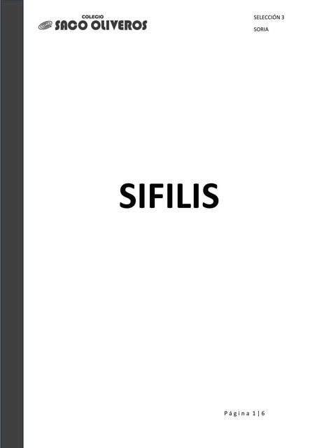 Sifilis 