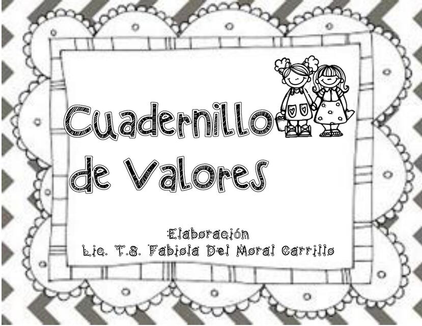 Cuadernillo de Valores 