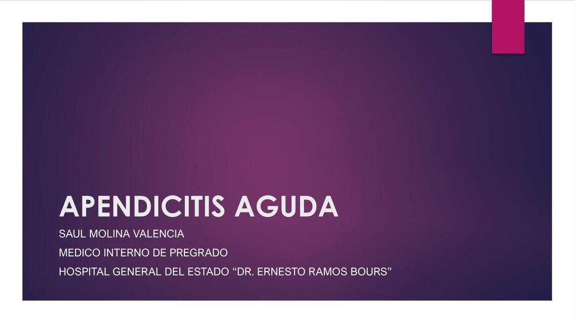 Apendicitis Aguda