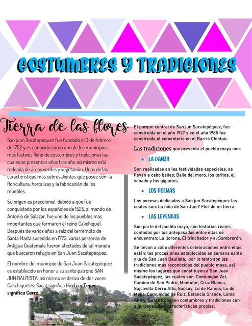 Costumbres y Tradiciones 