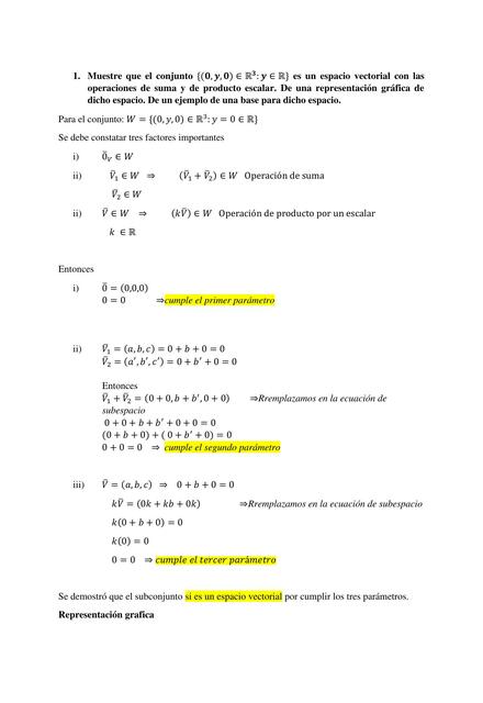 6. Ejercicios de Ecuaciones Diferenciales: Espacios Vectoriales