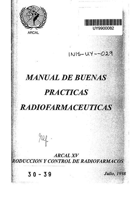 Buenas practicas de radiofarmacia