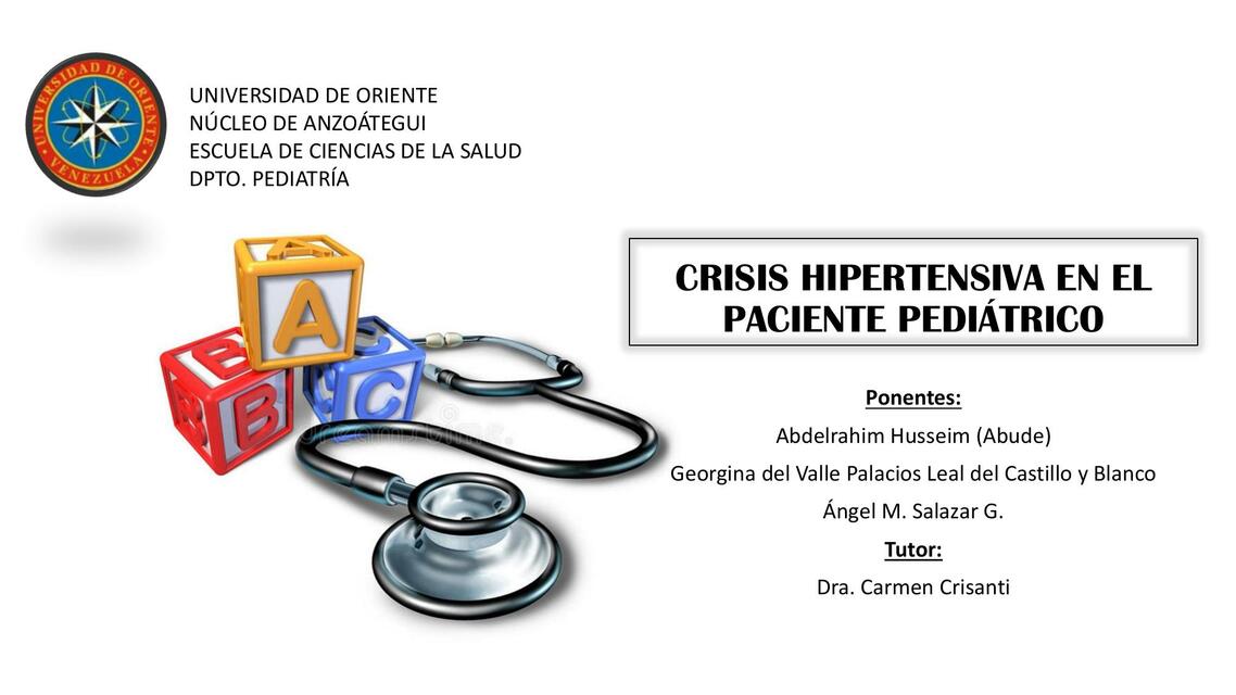 HTA en Pediatría