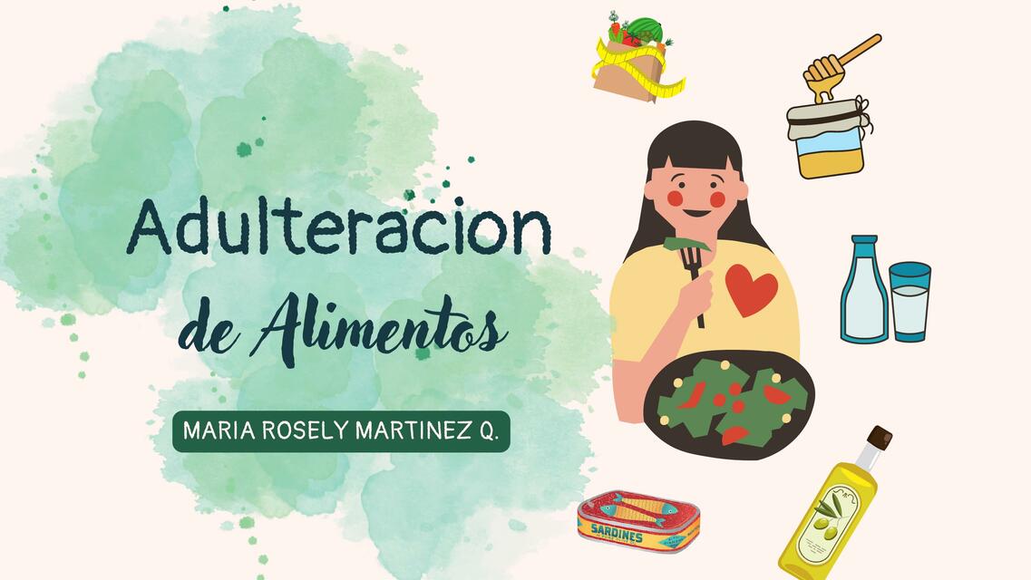 Adulteración de Alimentos