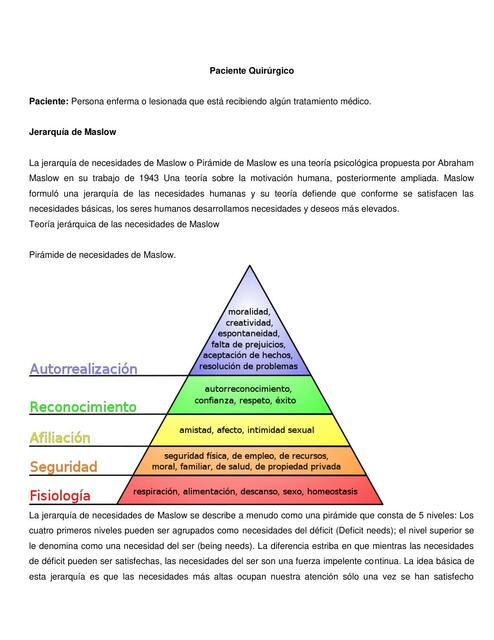 Paciente quirúrgico 