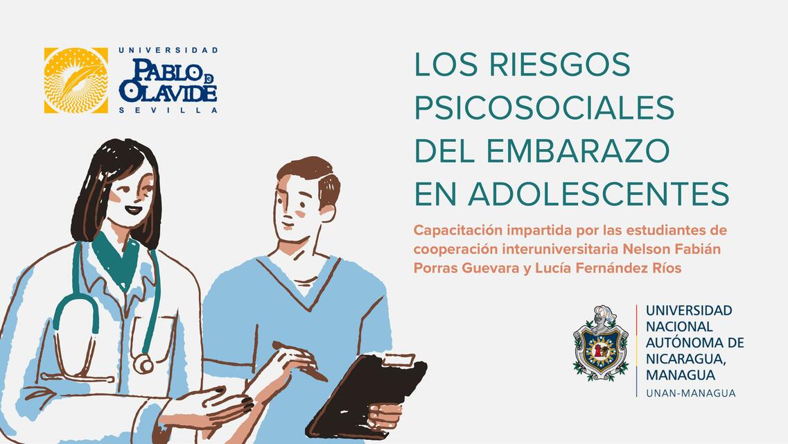 Riesgos psicosociales del embarazo en adolescentes 