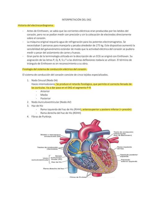 Interpretación del EKG 