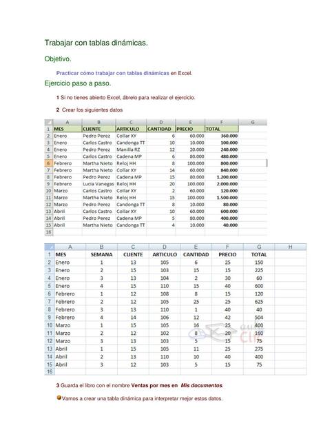 Tablas Dinámicas 