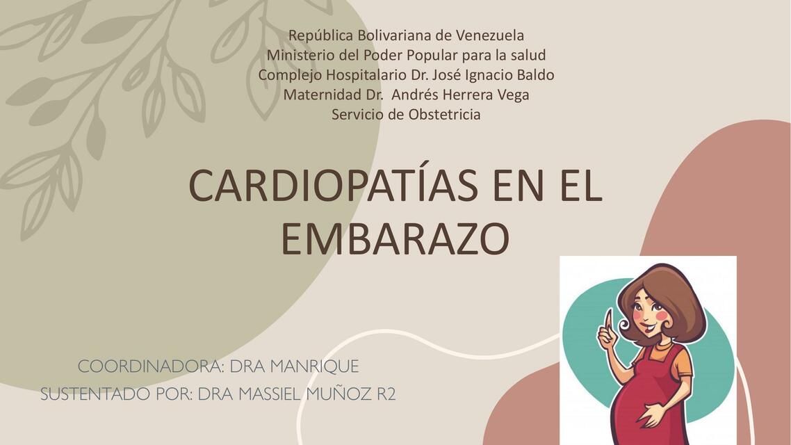 Cardiopatías en el embarazo