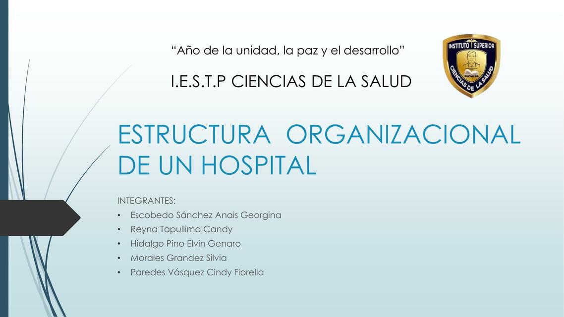 Estructura Organizacional de un Hospital 