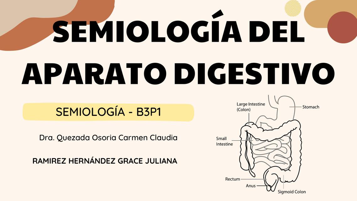 Semiología del Aparato Digestivo 