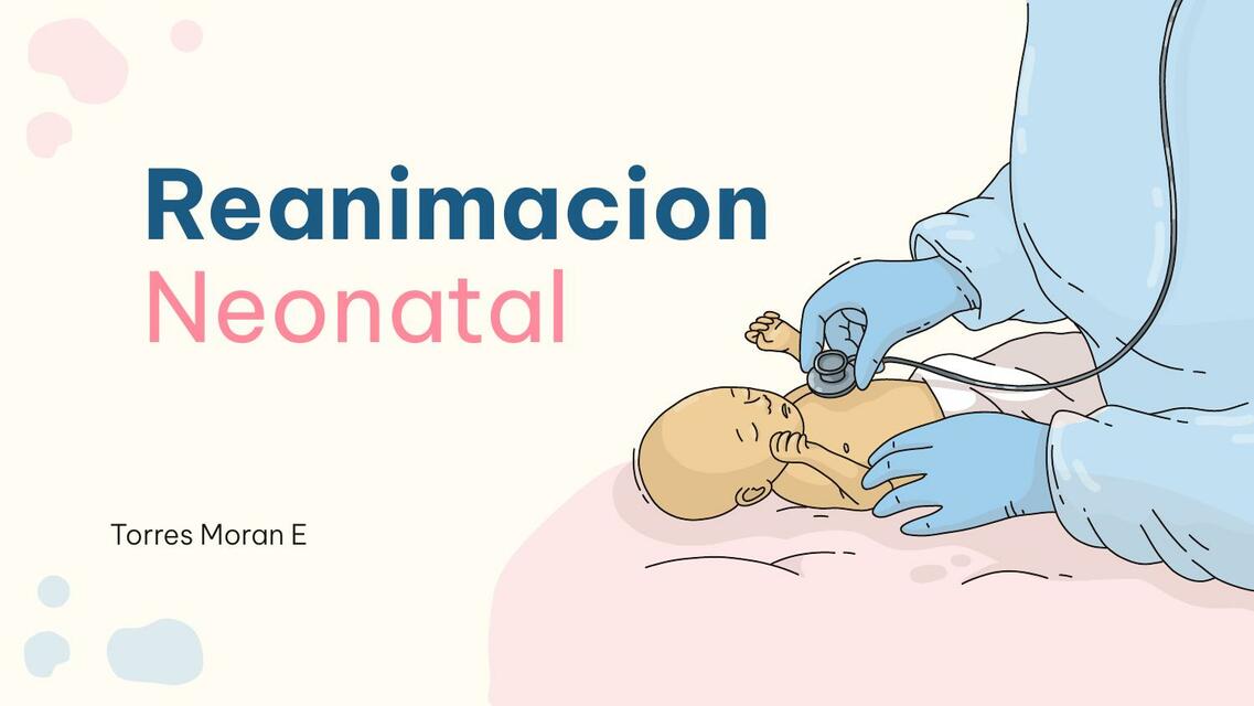 Reanimación neonatal