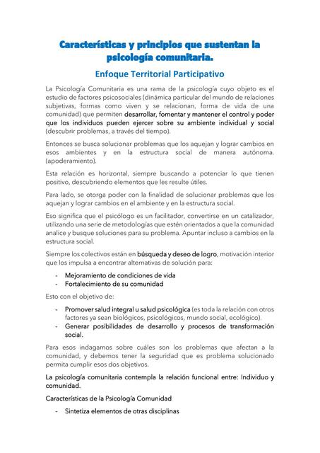 Enfoque Participativo