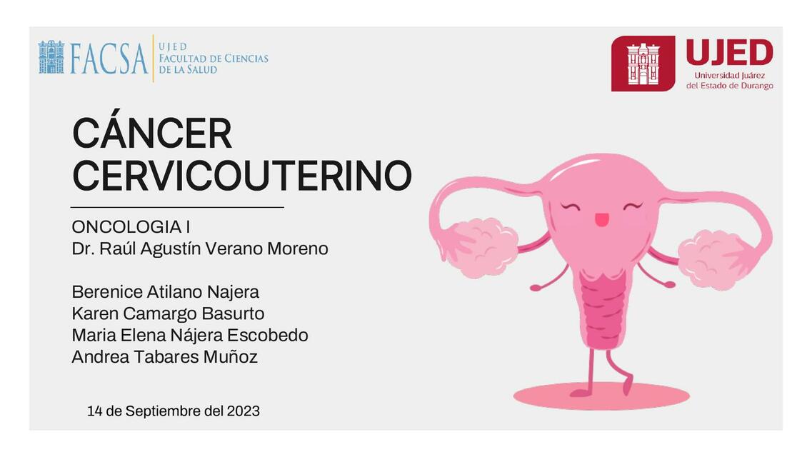 Cáncer Cervicouterino 