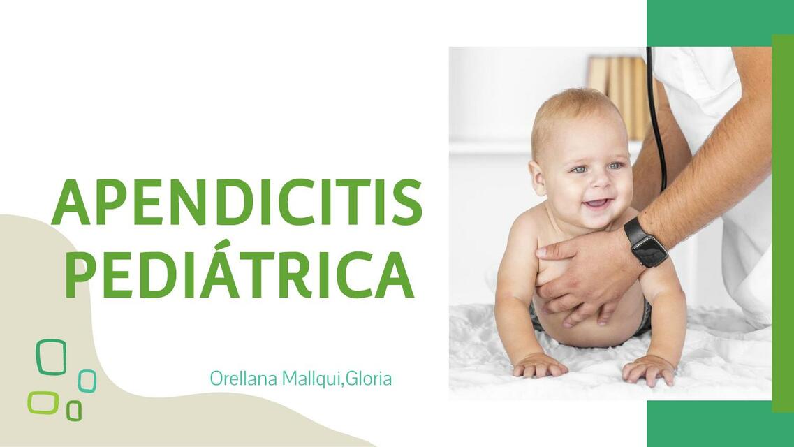 Apendicitis Pediátrica 