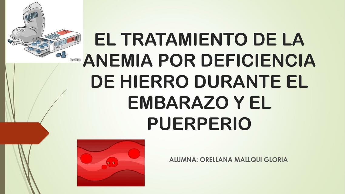 Anemia en gestantes