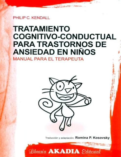 Tratamiento Cognitivo conductual para trastornos  