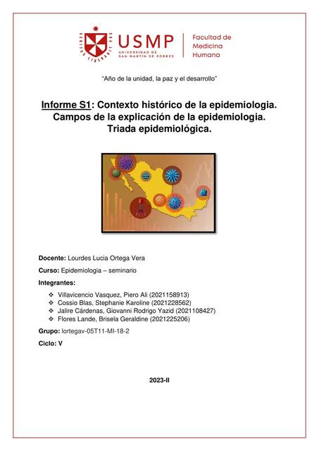 Contexto Histórico de la Epidemiología 