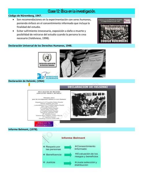 Bioética en la Investigación 