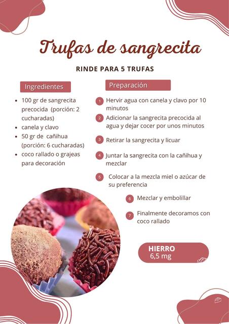 TRUFAS DE SANGRECITA