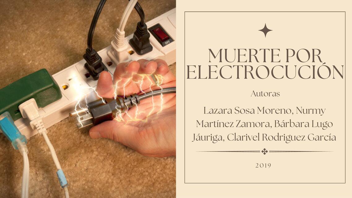  Muerte por electrocución