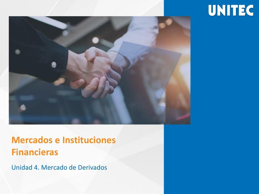 Unidad 4 Mercados e instituciones financieras 