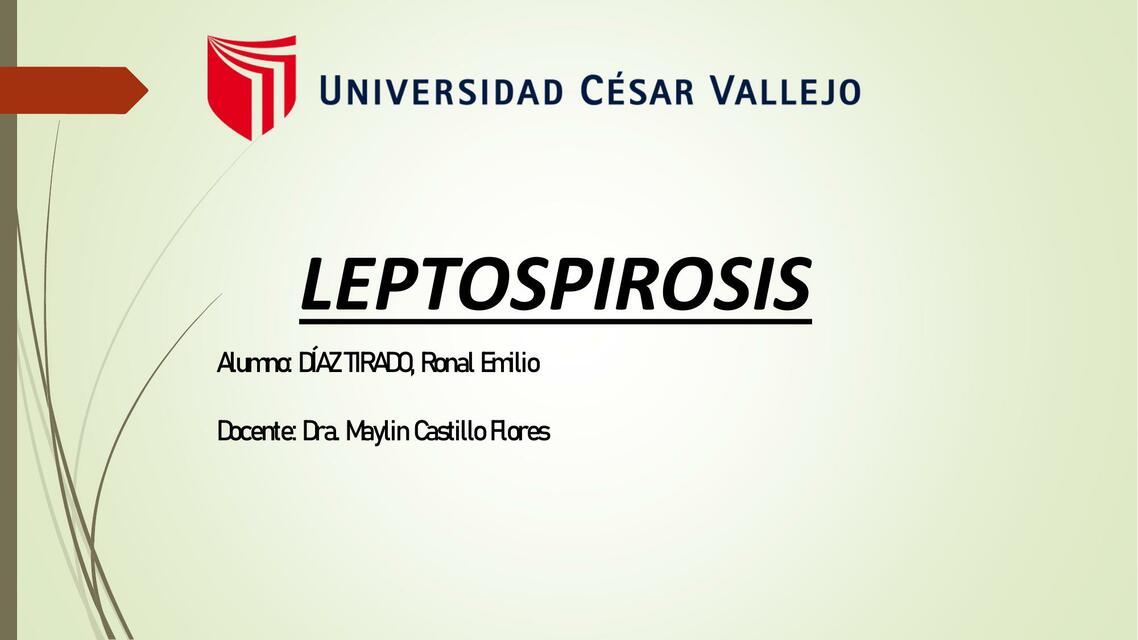 Leptospirosis 