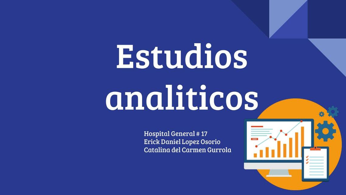 Estudios analiticos