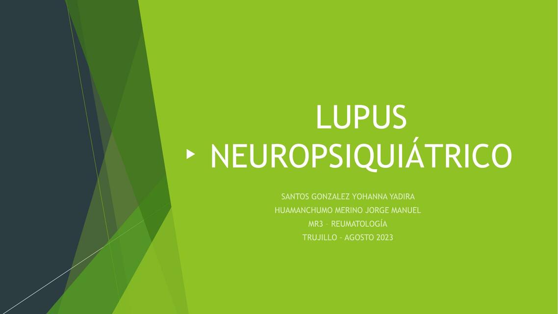 Lupus neuropsiquiátrico