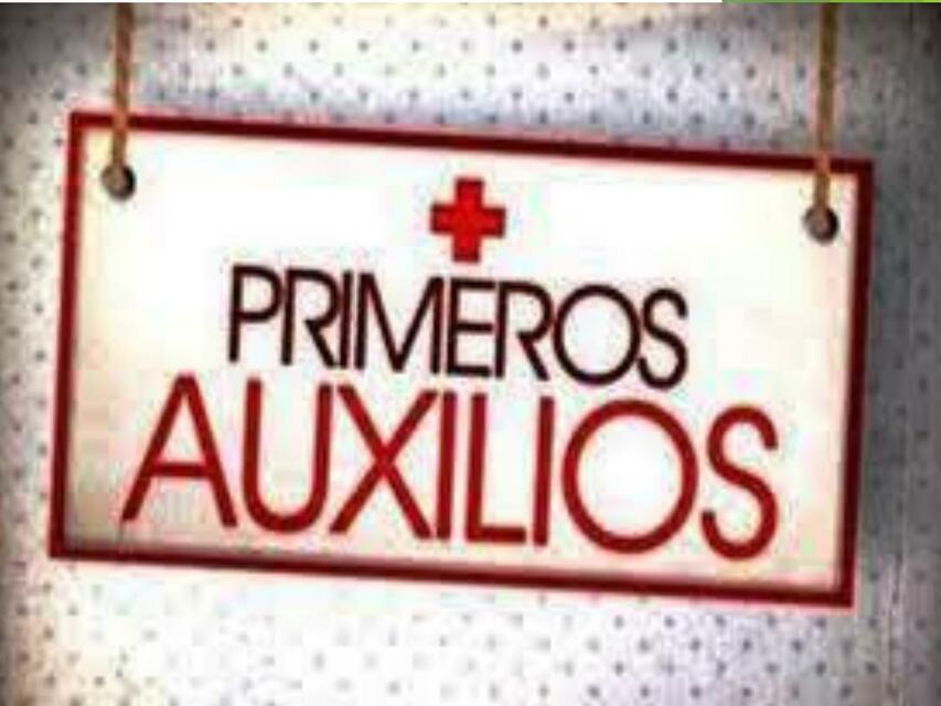 Primeros auxilios