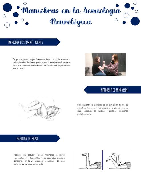 Maniobras en la Semiología Neurológica 