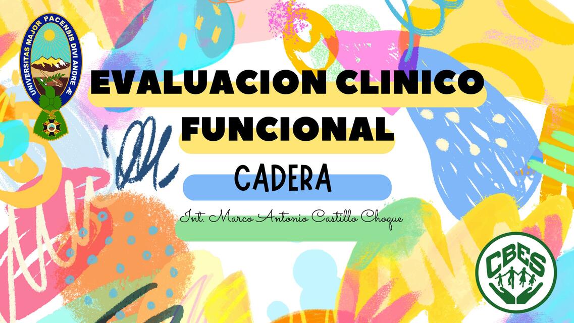 Evaluacion Clinico Funcional Cadera