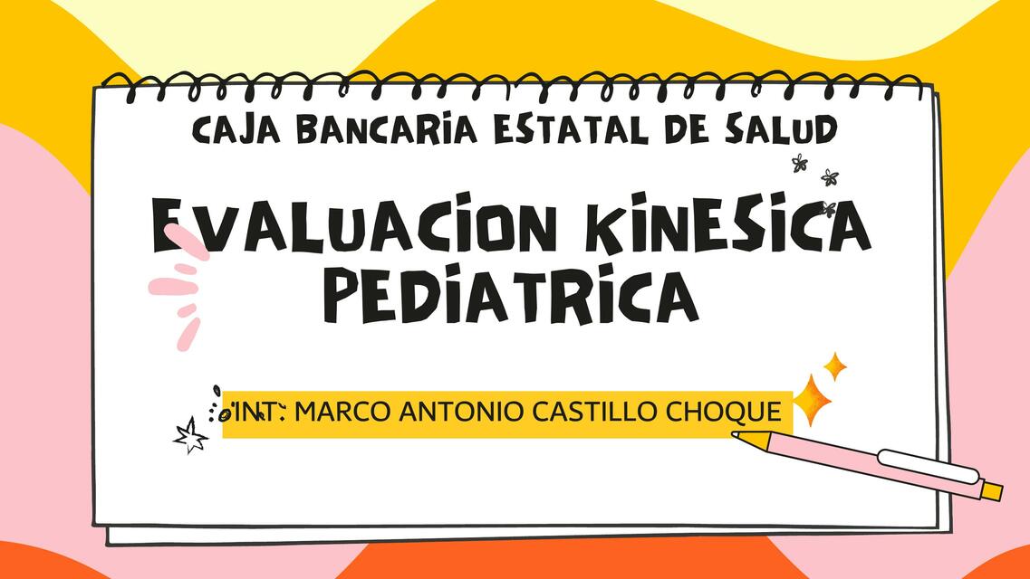 Evaluacion Kinesica Pediátrica