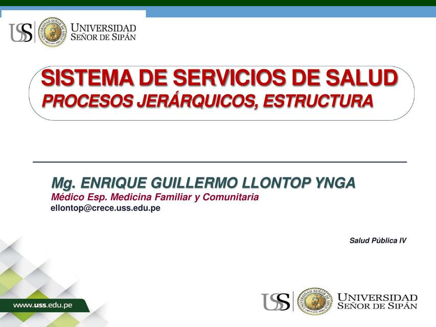 Sistema de servicios de salud 