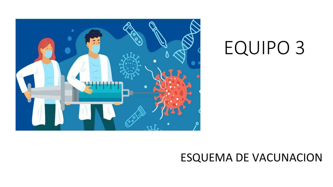 Esquema vacunación 