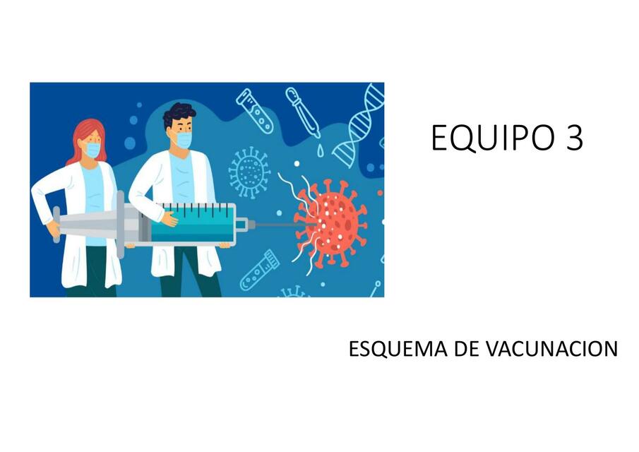 Esquema de vacunación