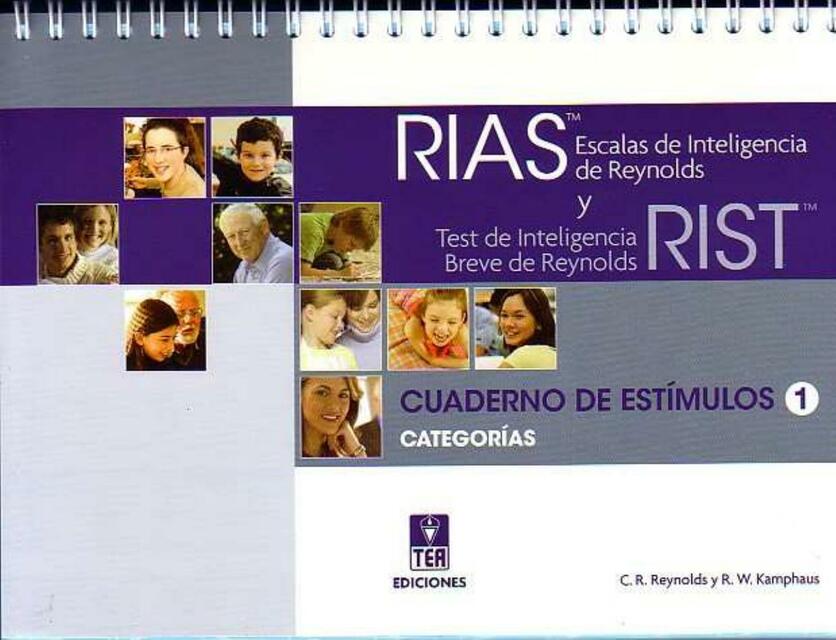 Escalas de Inteligencia de Reynolds y Test de Inteligencia Breve de