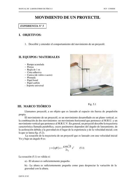 E05 Movimiento De Un Proyectil Modificado