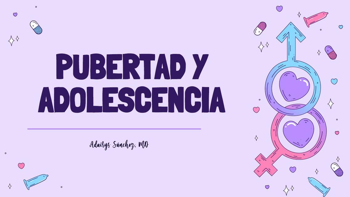 Pubertad y adolescencia