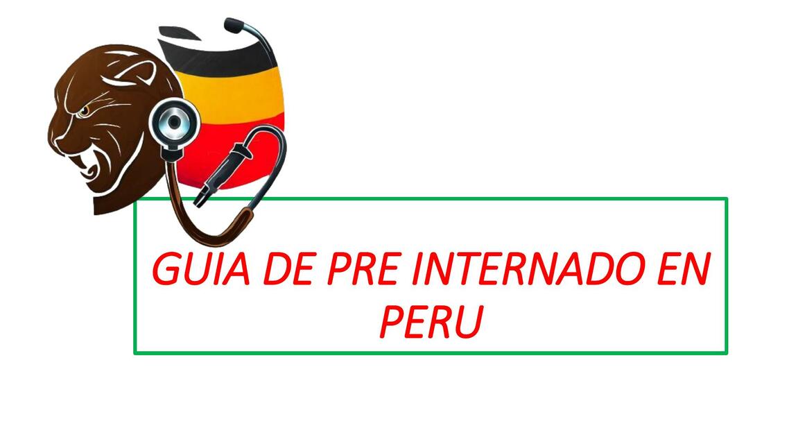 Guía de Pre Internado en Perú 