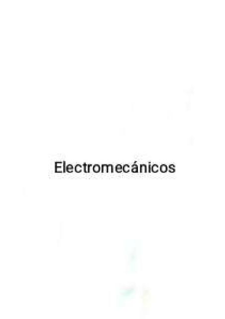 Electromecánicos 