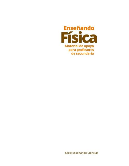 Fisica para profesores de secundaria