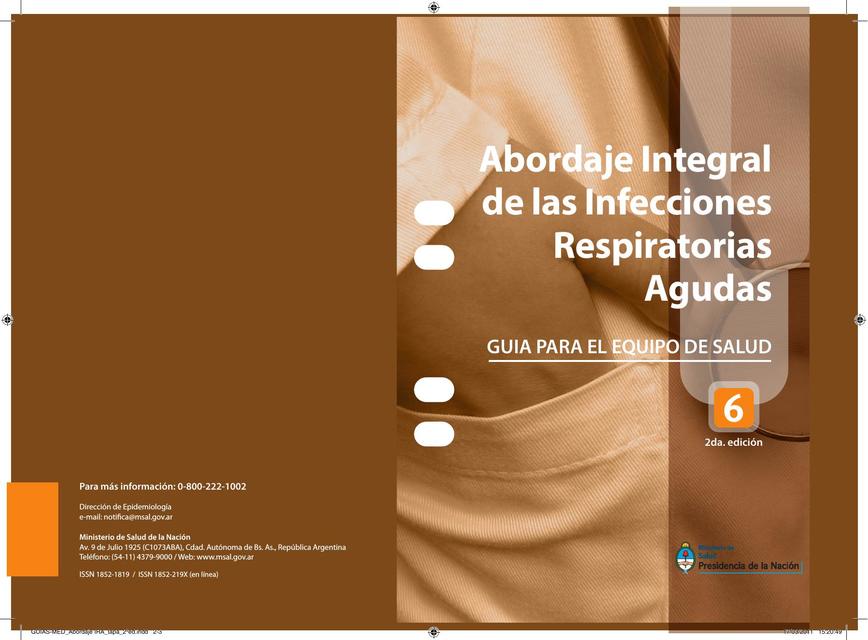 Manejo integral de las infecciones respiratorias agudas