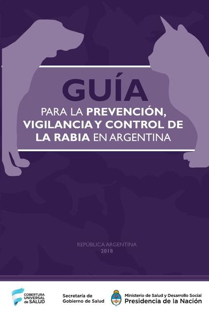 Guia para prevencion vigilancia y control de rabia en argentina