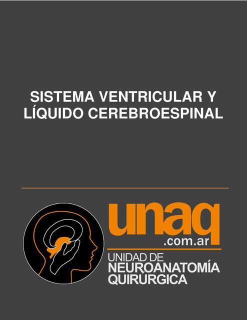 Sistema ventricular y líquido cerebroespinal